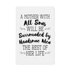 A Mother With All Sons Matte Canvas