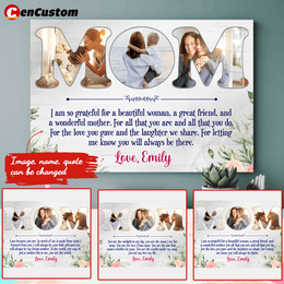 Mom Mother's Day Gift Personalized Canvas Quotes