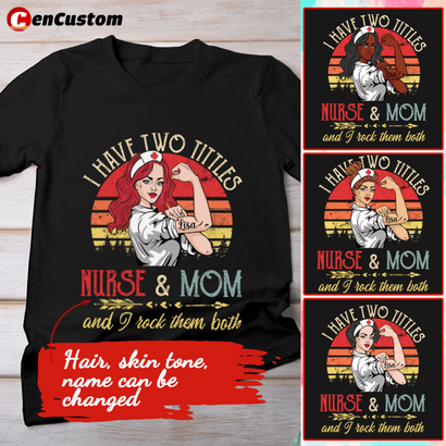 Nurse Mom Personalized Shirt