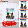 Couple Biker Partners Personalized Shirt