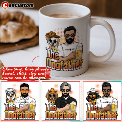I Am The Dogfather Personalized Mug