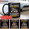 I'm A Proud Dad Of A Freaking Awesome Dog Personalized Mug