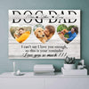 Dog Father Once By My Side, Forever In My Heart Personalized Canvas