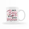 Just A Boy In Love With His Mama Personalized Mug