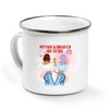 Mother And Daughter Side By Side Personalized Mug