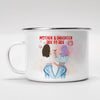 Mother And Daughter Side By Side Personalized Mug