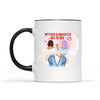 Mother And Daughter Side By Side Personalized Mug