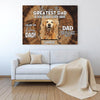 You're The Greatest Dad A Dog Could Ever Have Personalized Canvas