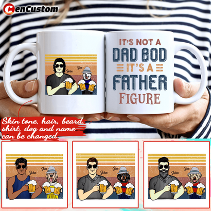 It’s Not A Dad Bod It’s A Father Figure Personalized Mug