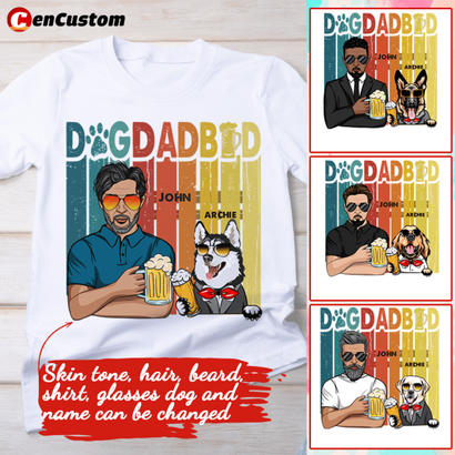 Dog Dad Bod Personalized Shirt