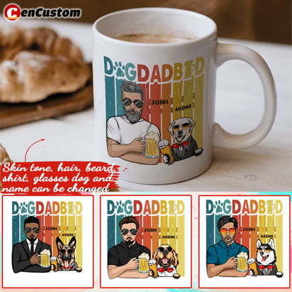 Dog Dad Bod Personalized Mug