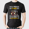 I'm A Proud Dad Of A Freaking Awesome Dog Personalized Shirt