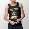 I'm A Proud Dad Of A Freaking Awesome Dog Personalized Shirt