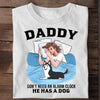 Papa Don't Need An Alarm Clock, He Has Dogs Personalized Shirt