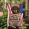 Welcome To The House Where All Things Are Grown With Love Personalized Garden Flag