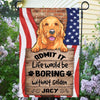 Welcome To The House Where All Things Are Grown With Love Personalized Garden Flag