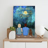 I Love You To The Moon And Back Personalized Canvas