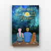 I Love You To The Moon And Back Personalized Canvas