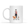 Stop Asking Why I'm Crazy Dod Dad, I Pet Dog Personalized Mug