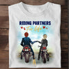 Couple Biker Partners Personalized Shirt