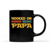 Hooked On Being PAPA Personalized Mug