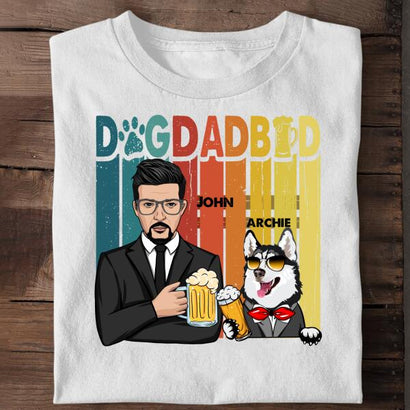 Dog Dad Bod Personalized Shirt