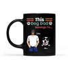 This Dog Dad Belongs To His Dog Personalized Mug