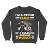 I'm A Proud Dad Of A Freaking Awesome Dog Personalized Shirt