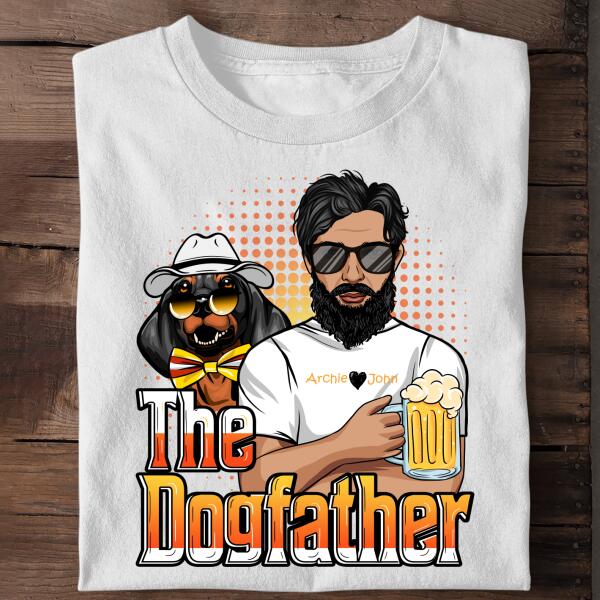 I Am The Dogfather Personalized Shirt
