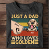 Just A Dad Who Love Dog Personalized Shirt