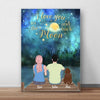 I Love You To The Moon And Back Personalized Canvas