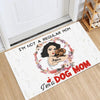 I am A Dog Mom Not Regular Mom Personalized Doormat