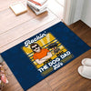 Rockin' The Dog Dad Life Personalized Doormat