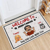 Welcome To The Dogs House Personalized Doormat