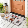 Welcome To The Dogs House Personalized Doormat