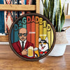 Dog Dad Bod Personalized Wooden Sign