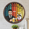 Dog Dad Bod Personalized Wooden Sign