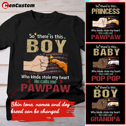 Baby He Calls Me Papa Personalized Shirt