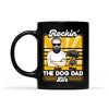 Rockin' The Dog Dad Life Personalized Mug