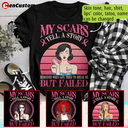 My Scars Tell My Story Personalized Shirt