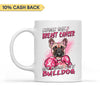 Knock Out Breast Cancer With One Punch Dog Personalized Mug