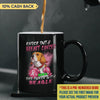 Knock Out Breast Cancer With One Punch Dog Personalized Mug