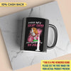 Knock Out Breast Cancer With One Punch Dog Personalized Mug