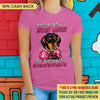 Knock Out Breast Cancer With One Punch Dog Personalized Shirt