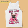 Knock Out Breast Cancer With One Punch Dog Personalized Shirt