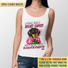 Knock Out Breast Cancer With One Punch Dog Personalized Shirt