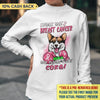 Knock Out Breast Cancer With One Punch Dog Personalized Shirt