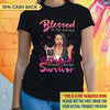 Blessed To Be Called Breast Cancer Survivor Personalized Shirt