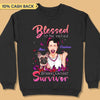 Blessed To Be Called Breast Cancer Survivor Personalized Shirt