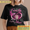 In This Family No One Fights Alone Personalized Shirt